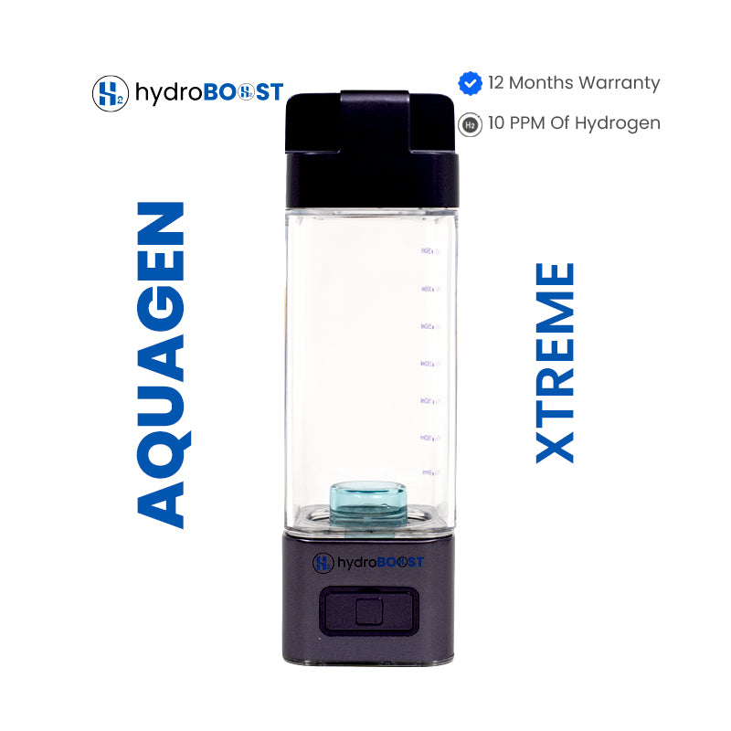 AquaGen Xtreme - High Concentration Hydrogen Water Bottle (10000 PPB)
